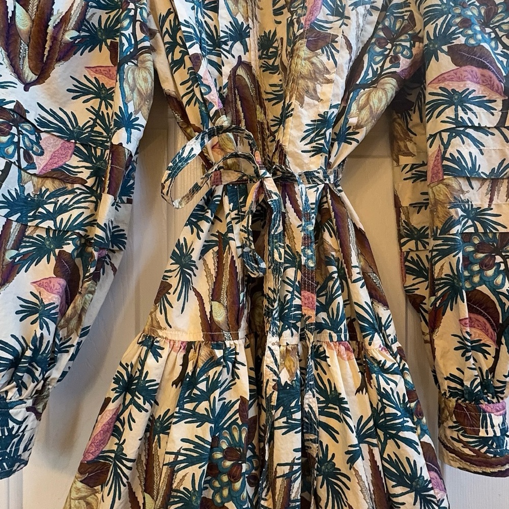 Ulla Johnson Karina 100% cotton poplin dress